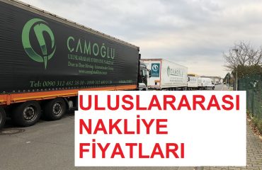 uluslararası nakliye fiyatları